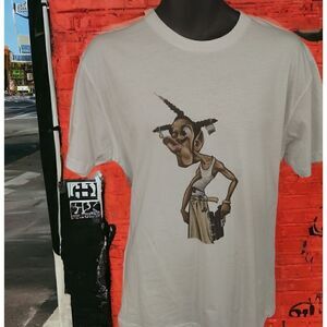 MEN'S LOC DOG ANIMATED DTG 100% COTTON SCREEN PRINT T- SHIRT. UNISEX